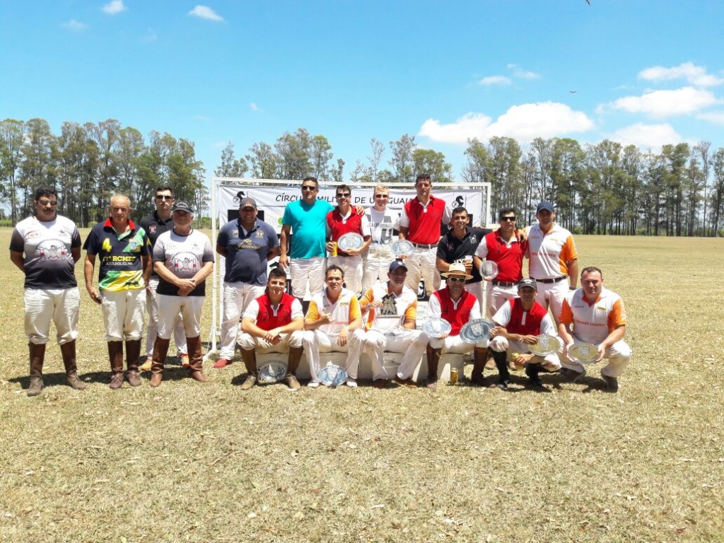 Alguns dos participantes do Campeonato de Polo Comando Militar do Sul (crédito/Carlos Santos)