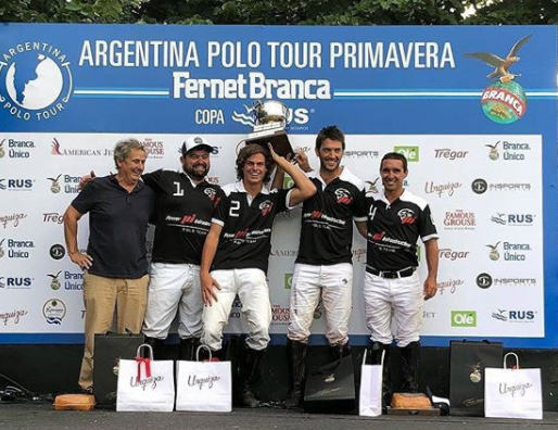 Equipe Power Infrastructure, campeã da Etapa Primavera do Argentina Polo tour (crédito - Argentina Polo Tour / Instagram)