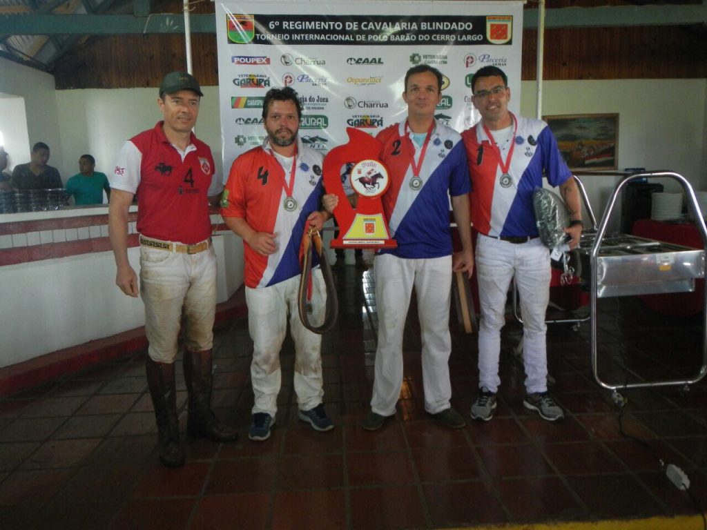 Equipe Regimento Conde de Porto Alegre ficou com o título da edição de 4 gols de handicap (crédito/Bruno Corrêa)