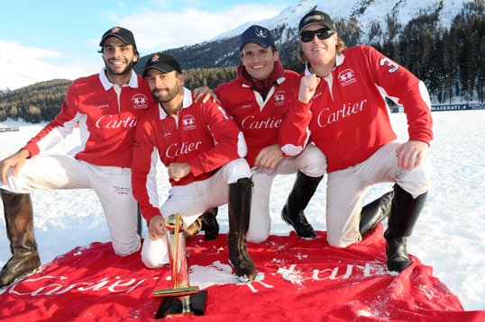 Cartier é tricampeã da Snow Polo World Cup St. Moritz 2018 (crédito - Images of Polo)