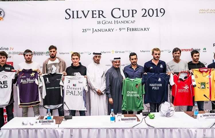 Conferência de Imprensa da Dubai Silver Cup 2019 (crédito - Al Habtoor Polo Resort & Club / pololine.com)