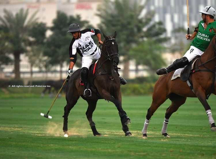 UAE Polo garantiu uma das vagas nas semifinais da Dubai Silver Cup (Crédito - pololine.com)