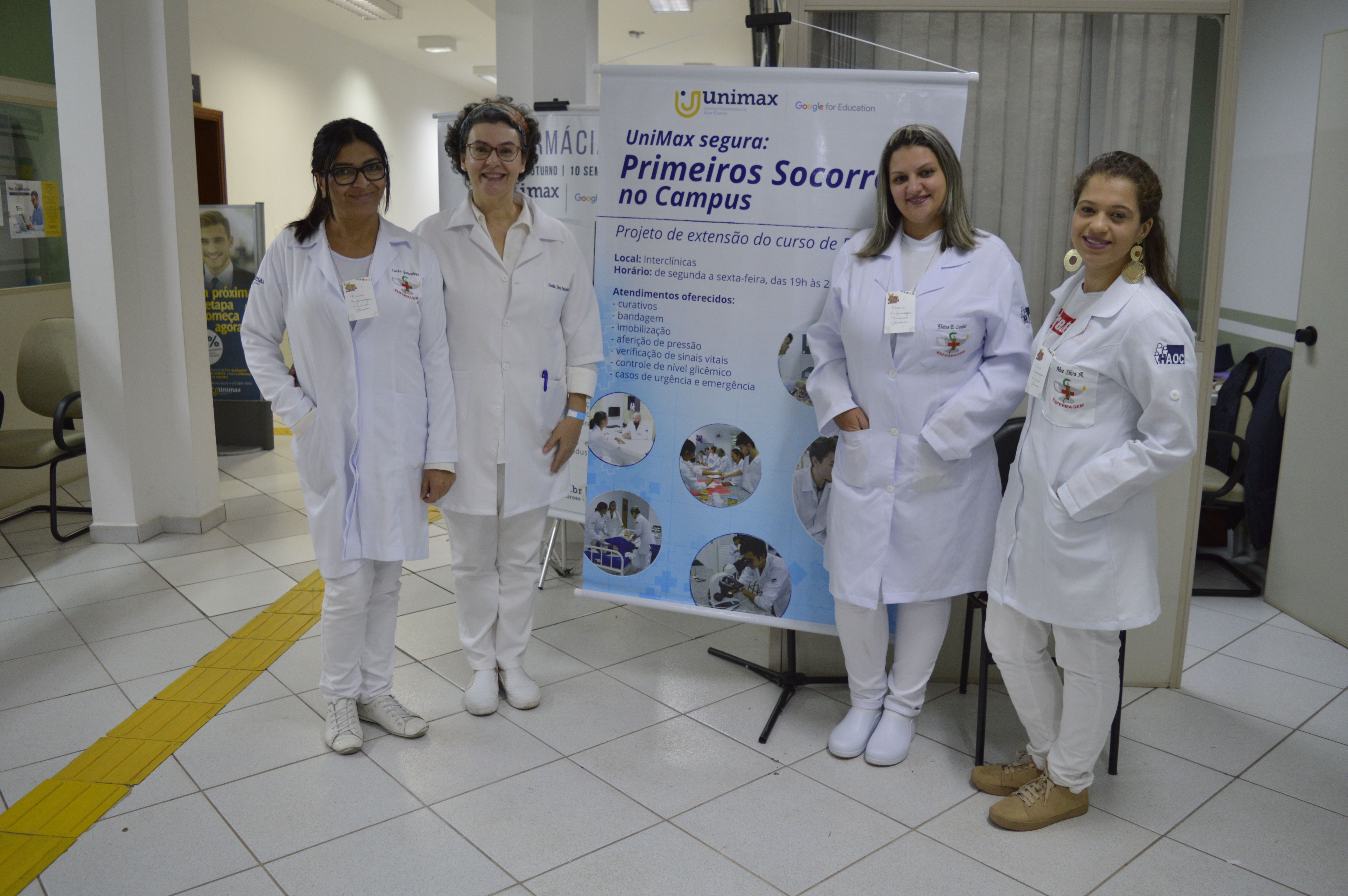 Estudantes de Enfermagem fazem plantão na Festa Junina Beneficente da UniMAX