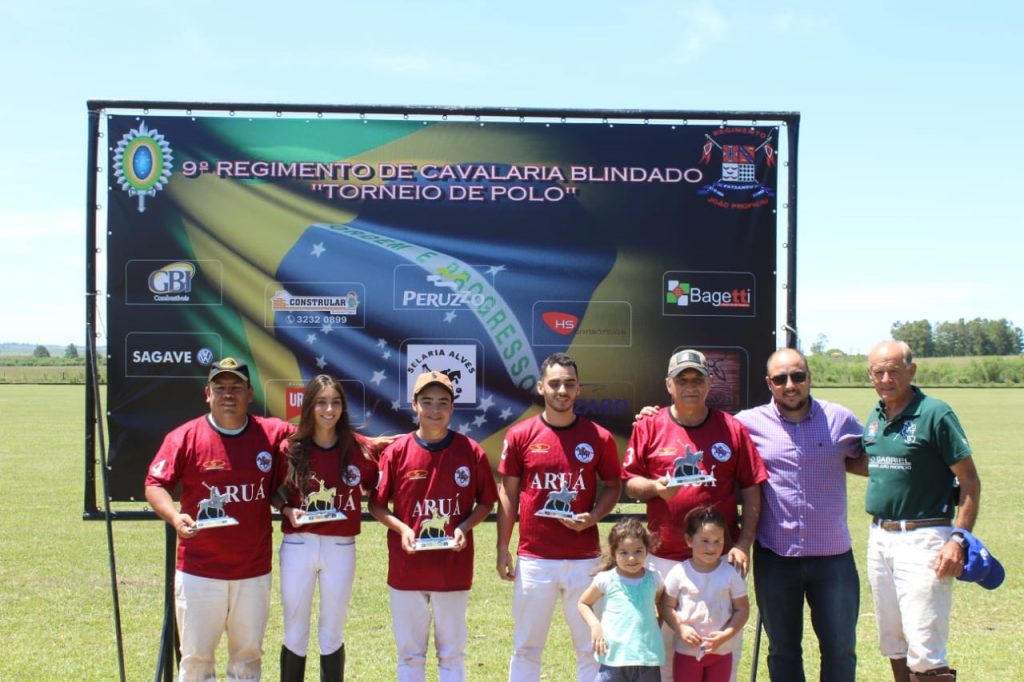 Aruá, campeã da categoria 0 gol do Torneio Marechal Mascarenhas de Moraes 2019 (crédito - Andryel / 9º RCB)
