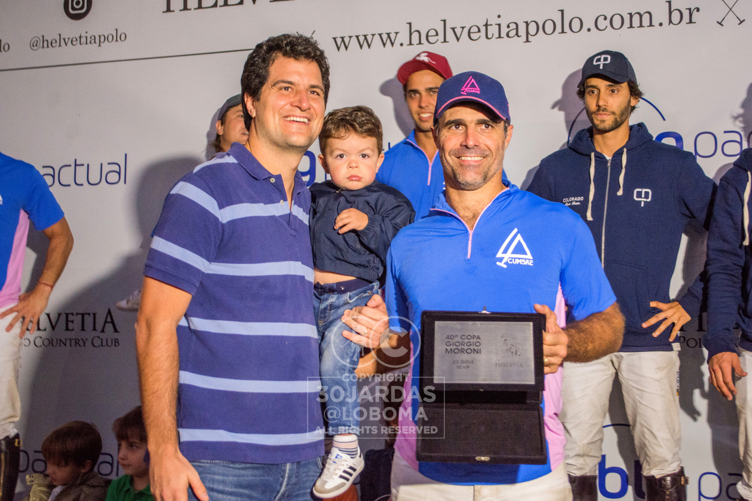 Rodrigo Andrade, da equipe La Cumbre BTG Pactual, ficou com o prêmio de melhor jogador da partida (crédito - Marilia Lobo/30Jardas)