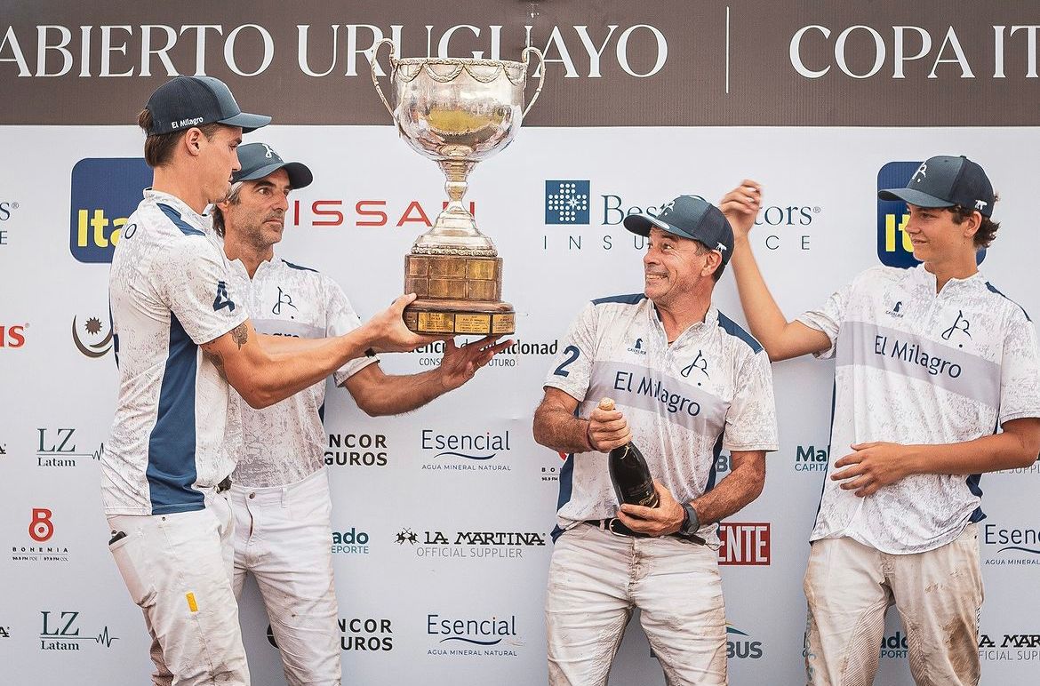 El Milagro campeão do 71º Aberto Uruguaio de Polo (crédito - @auppolo)