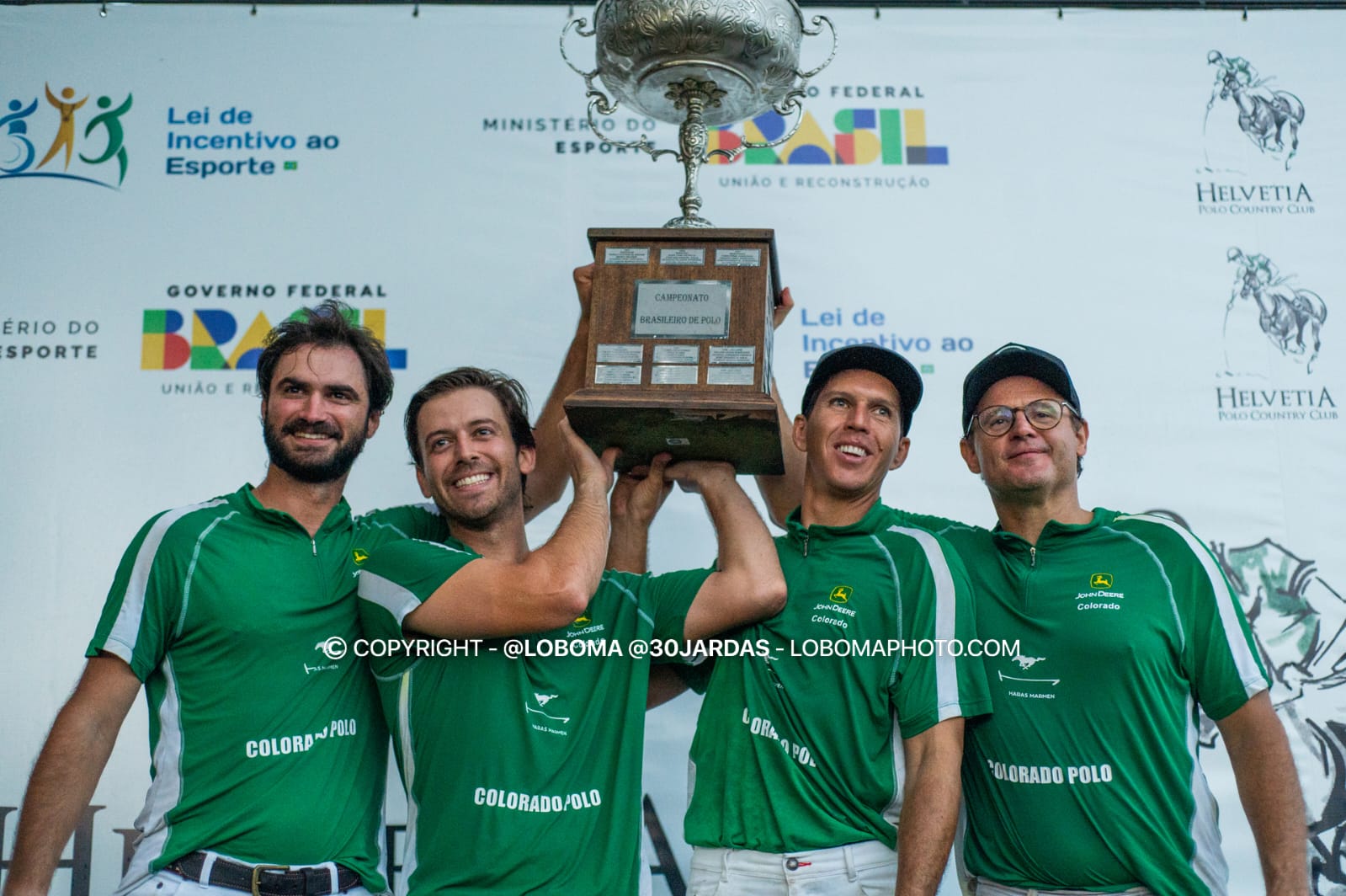 Equipe Colorado, campeã do Campeonato Brasileiro de Polo (crédito - Marilia Lobo/30Jardas)